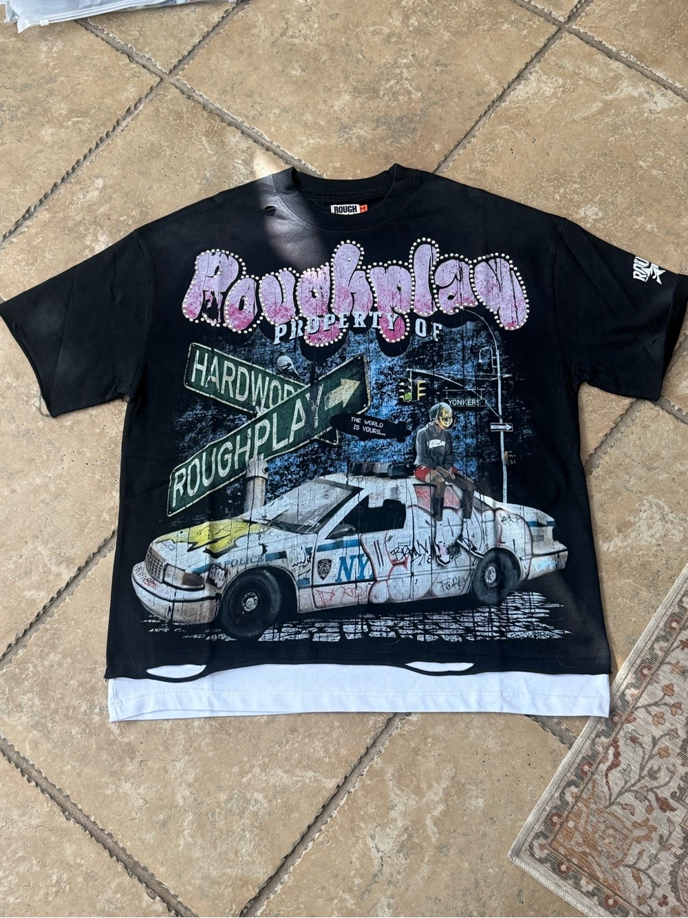 Black Rough Play T-Shirt